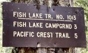 Fish Lake 2 trail sign