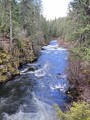 View down river from bridge
