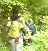 Yoda joins the hike