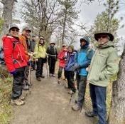 6. Wildflower hike group